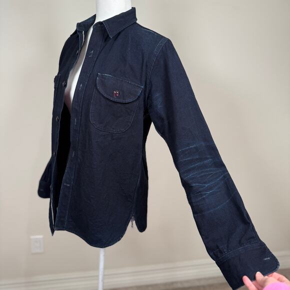 Rogue Territory Work Shirt - Indigo Selvedge Canvas - Size Small - Picture 4 of 9